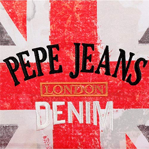 Pepe Jeans Calvin, Neceser Dos Compartimentos Adaptable, 26 cm, 4.99 liters, Multicolor