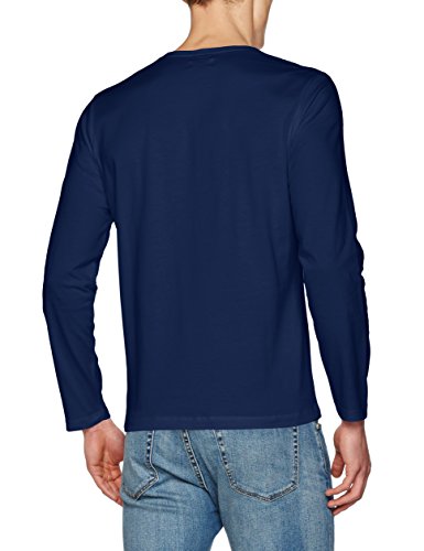 Pepe Jeans Eggo Long PM501321 Top de manga larga, Azul (Navy 595), Small para Hombre