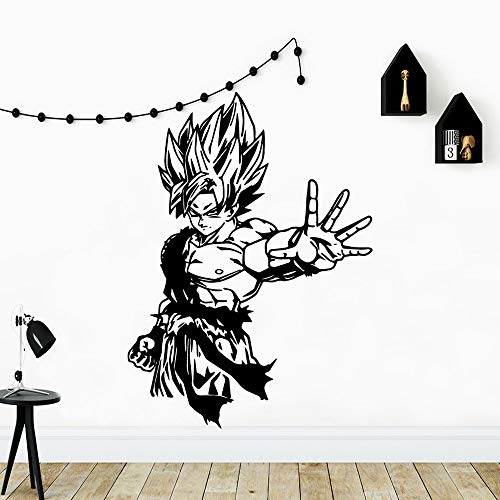 Personalizado Dragonball Etiqueta de La Pared de Vinilo Autoadhesivo Impermeable Dormitorio Vivero Decoración Fondo Arte de La Pared Calcomanía A10 57 * 78 cm