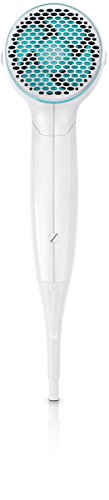 Philips Thermoprotect BHD006 - Secador de Pelo de Viaje, Doble Voltaje, DifUsor, 2 Velocidades, 2 Temperaturas, 1600 W, Blanco