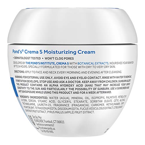 Pond's Nourishing Moisturizing Cream, Crema S 14.1 oz by Pond's