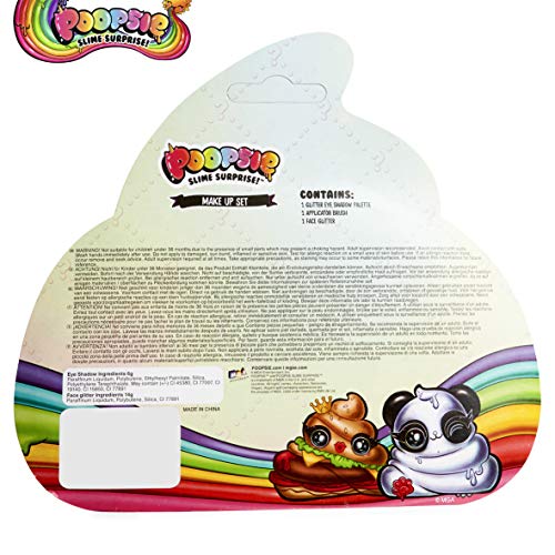 Poopsie Slime Surprise Unicornio Maquillaje para Niñas, Estuche Maquillaje Juguetes Niña, Set con Sombras de Ojos y Brillantina para Cara, Regalos para Niñas y Adolescentes