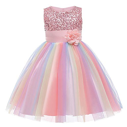 Princesa Niñas Vestir Ropa Disfraces Halloween Niños Malla Vestidos Faldas Trajes Flor-púrpura_130cm