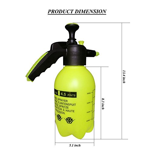 Pulverizador De Presión De Una Sola Mano, 2 Litros, Botella De Spray Portátil Para Jardín, Hervidor De Plantas, Herramienta De Riado, AJardinería, Fertilización, Limpieza