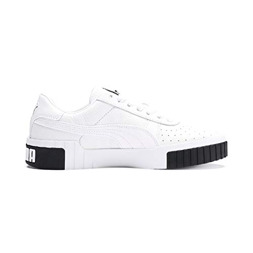 PUMA Cali WN'S, Zapatillas para Mujer, Blanco White Black, 37.5 EU