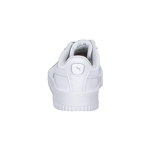 PUMA Carina L, Zapatillas para Mujer, Blanco White White Silver, 38 EU