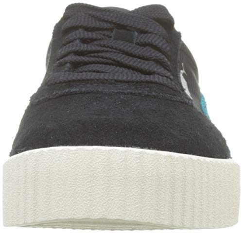 PUMA Carina Lux SD Zapatillas Mujer, Negro (Puma Black-Teal Green 01), 37 EU