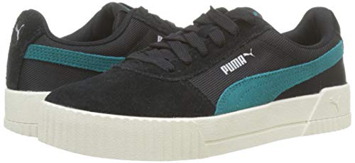 PUMA Carina Lux SD Zapatillas Mujer, Negro (Puma Black-Teal Green 01), 37 EU