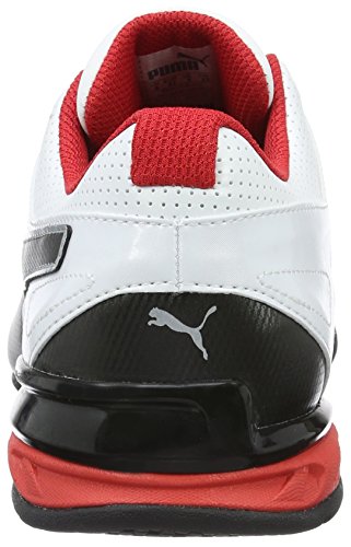 PUMA Tazon 6 FM, Zapatillas para Correr de Carretera para Hombre, Blanco White Black Silver, 42.5 EU