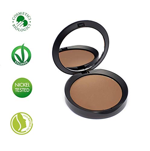 PUROBIO COSMETICS - Bronzer Resplendent Matt 05 - Marrón Cálido - Polvo compacto para una tez radiante y bronceada - Ligero y aterciopelado - Vegano - Níquel probado - Orgánico - 9 gr