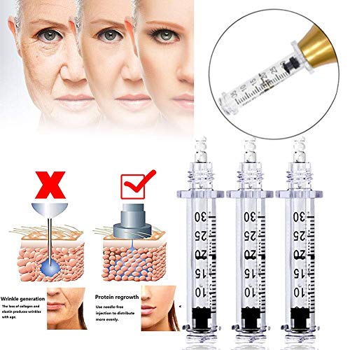 QIYE 15 Pcs Reemplazo Hyaluron Acid Pen Accesorios, 0.3ML Consumibles Desechables Ampollas Estériles Suministros De Belleza, Deep Replenishment and Rich Nourishment, No Contiene líquido