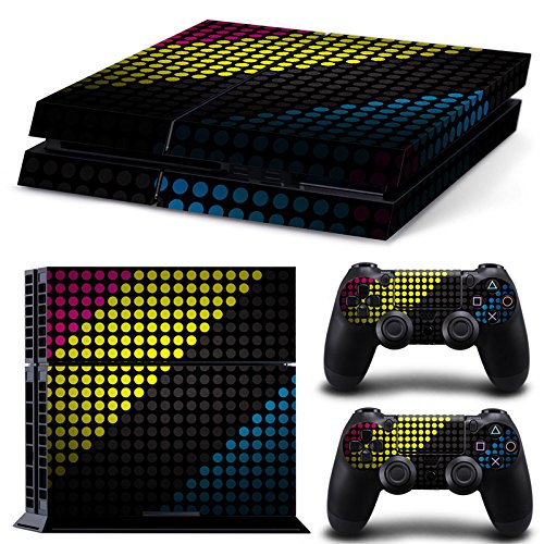 qKonsole PS4 Skin - Skin de vinilo para PlayStation 4, diseño de lunares, mate