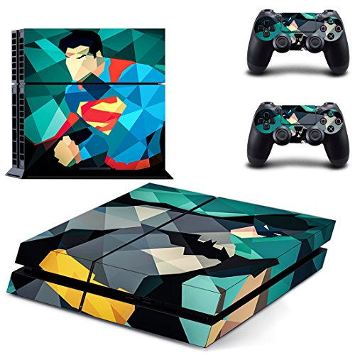 qKonsole PS4 Skin Super Hero Designfolie Sticker Playstation 4 Vinyl película protectora - Matt