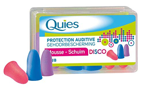 Quies Rubber Foam Ear Plugs 3 Pairs - Colour : Disco by Quies