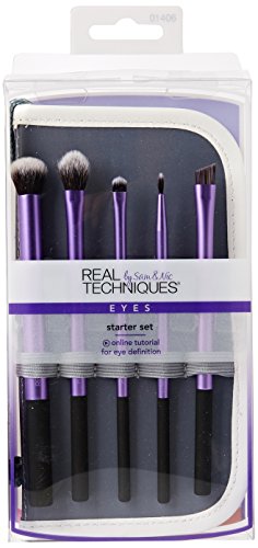 Real Techniques 1406m Starter Set - 5-en-1 juego de maquillaje de ojos