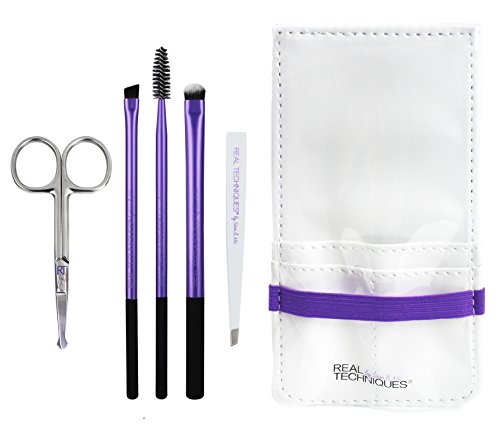 Real Techniques Brow Set - Kit de Brochas para Cejas, 180 g, Morado