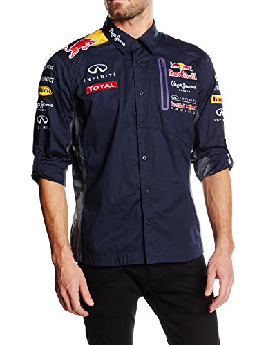 Red Bull Racing Camiseta para Hombre Azul Azul Marino Talla:Medium