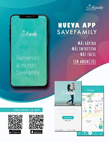 Reloj con GPS para niños SaveFamily Superior acuático con cámara Verde Glitter. Smartwatch con botón SOS, Permite Llamadas y Mensajes. Resistente al Agua Ip67. App Propia SaveFamily. Incluye Cargador