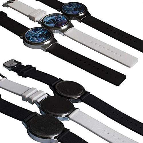 Relojes De Pulsera Sin Olor A Nombres De Flores A Prueba De Agua Estampado Brillante De Anime para Ver El Temperamento De Los Estudiantes De Moda Y Los Estudiantes White G