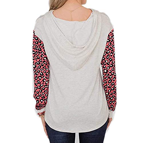 ReooLy Sudaderas con Estampado 14D para Mujer Tops Camisa de Manga Larga con Estampado de Estrellas(Blanco,L)