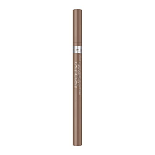 Rimmel London Brow This Way Fill & Sculpt Lápiz de Cejas Tono 1 Blonde - 10 gr