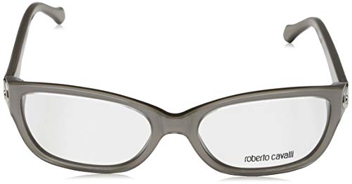 Roberto Cavalli Brillengestelle RC0770 057-55-17-135 Monturas de gafas, Gris (Gr), 55.0 para Mujer