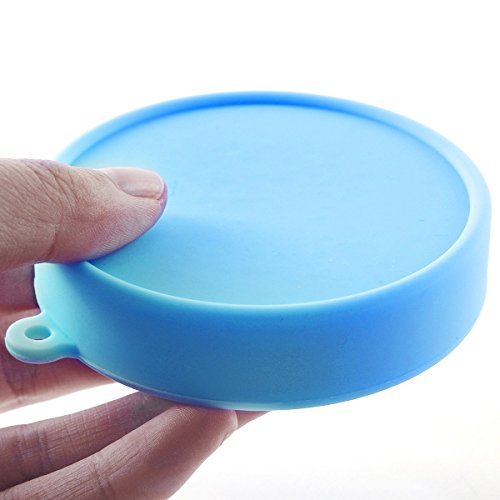 ROSENICE Taza de silicona plegable portátil para excursión Camping Picnic (azul)