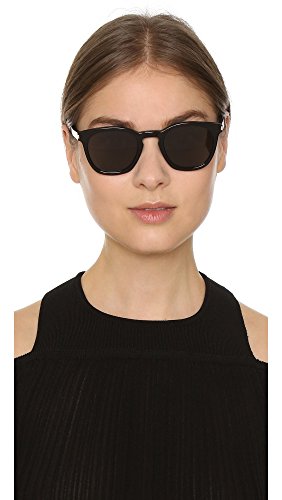 Saint Laurent SL 28 002 Gafas de sol, Negro (BLACK/SMOKE), 49 Unisex Adulto