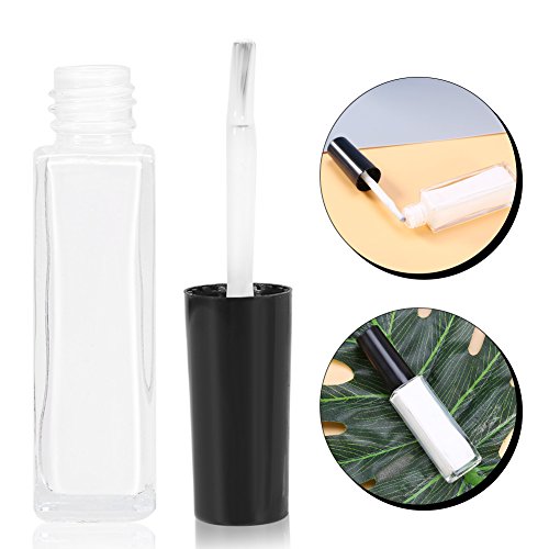 Salmue Pegamento para Tatuajes temporales, Brillo en Polvo, Pintura Corporal, Cejas, Pegamento, Gel, Herramienta de Belleza, 10 ml/Botella para Pintura Corporal y Tatuaje de Cejas