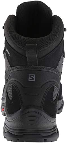 Salomon Quest Prime GTX, Zapatillas de Senderismo para Hombre, Gris (Phantom/Black/Quiet Shade), 42 EU