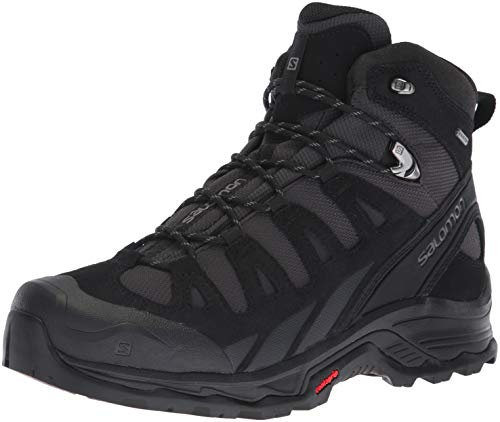 Salomon Quest Prime GTX, Zapatillas de Senderismo para Hombre, Gris (Phantom/Black/Quiet Shade), 42 EU