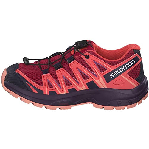 Salomon XA Pro 3D J, Zapatillas de Trail Running Unisex Niños, Rojo/Naranja (Cerise/Dubarry/Peach Amber), 38 EU