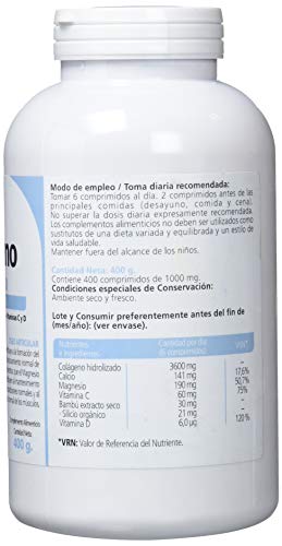 Sanon Colageno Hidrolizado de 1000 mg - 400 Comprimidos