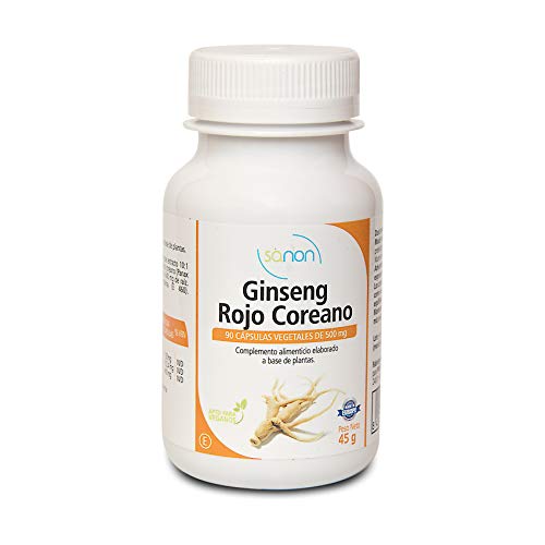 SANON Ginseng Rojo Coreano 90 cápsulas vegetales 550 mg