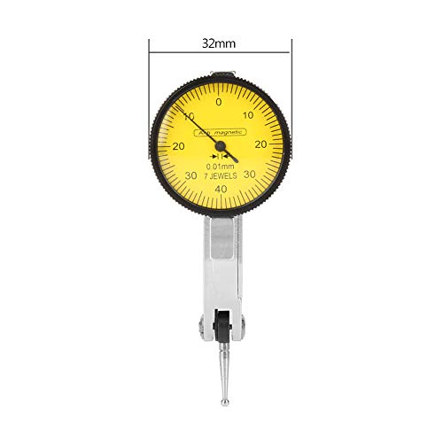 SANON Indicador de Indicador Medidor de Calibre con Base Magnética Calibrador Digital de Acero Inoxidable Digital Vernier Medidor Electrónico de Profundidad Herramientas de Medición de Alta Pre