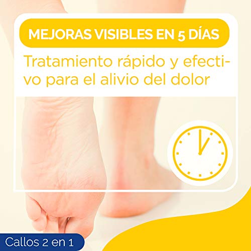 Scholl Callos Tratamiento Exprés 2 en 1 Rápido y Efectivo + Parches Protectores para los dedos de los Pies