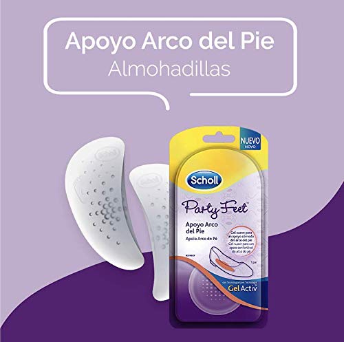 Scholl GelActiv Party Feet Almohadillas para el Arco del Pie - 4 Unidades