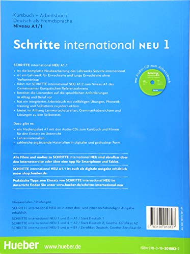 Schritte international. Neu. Deutsch als Fremdsprache. Kursbuch-Arbeitsbuch. Per le Scuole superiori. Con CD Audio. Con espansione online: SCHRITTE ... Arbeitsbuch + CD zum Arbeitsbuch (SCHRINTNEU)