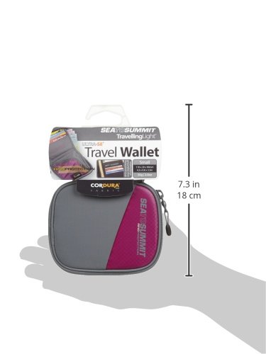 SEA TO SUMMIT TRAVEL WALLET RFID MEDIUM (BERRY)