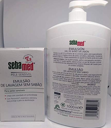 Sebamed Emulsión Corporal sin Jabón, 1000ml+REGALO 200ml