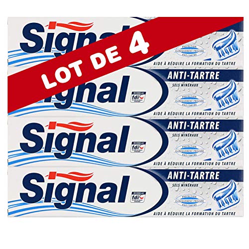 Señal de pasta de dientes Anti-Tartre 75 ml - juego de 4