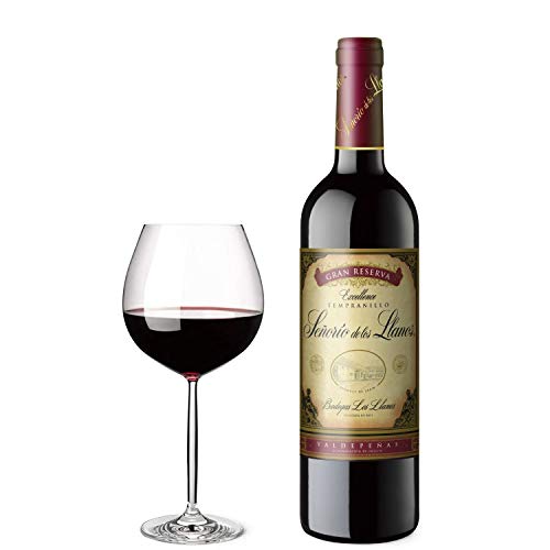 Señorio de los Llanos Gran Reserva - Vino Tinto D.O Valdepeñas - Pack de 6 Botellas x 750 ml