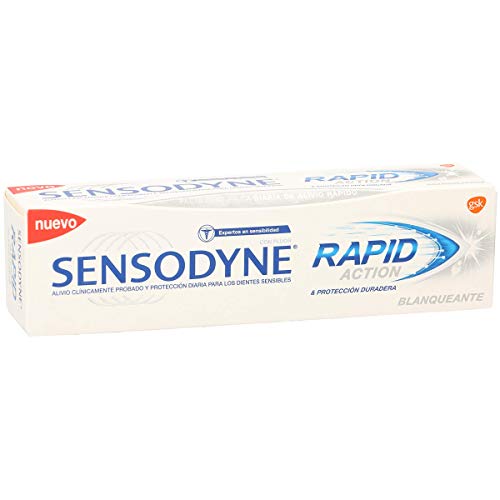 SENSODYNE pasta dentífrica rapid action blanqueante tubo 75 ml