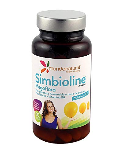 SIMBIOLINE Megaflora, Complimento Alimenticio a base de Inulina, 60CAP