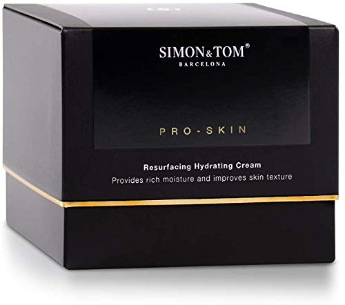 Simon & Tom PRO SKIN - HYDRATION CREMA FACIAL - Crema facial Hidratante y Nutritiva, con Ácido Hialurónico, Reafirma y suaviza la piel, fórmula fresca y ligera para pieles normales y mixtas, 50ml