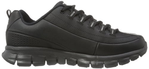 Skechers Synergy-Elite Status, Zapatillas de Deporte Exterior para Mujer, Negro (BBK), 35 EU