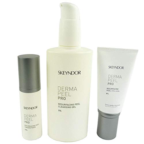 Skeyndor Kit Dermapeel Pro Emulsion Skin Care Cleaning Gift Set + Bag