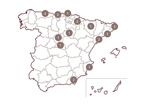 Smartbox - Caja Regalo - GASTRONOMÍA con Estrella - 25 restaurantes en España galardonados con una Estrella en la guía Michelin