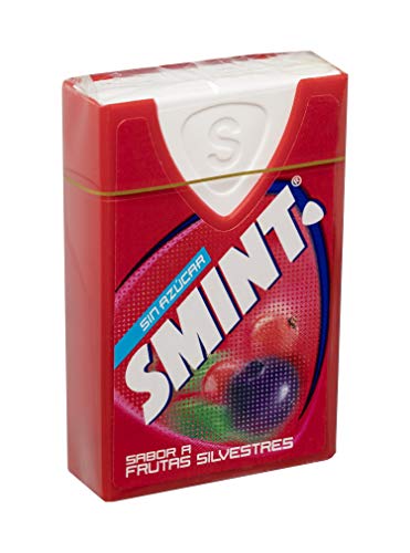 Smint Tabs Frutas Silvestres, Caramelo Comprimido sin Azúcar - 12 unidades de 8 gr. (Total 96 gr.)