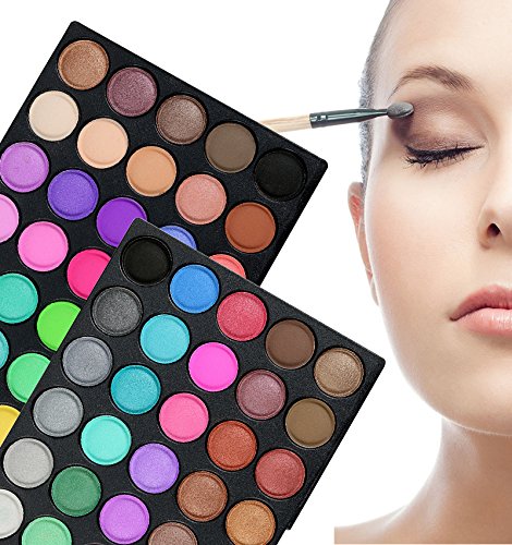 Sombras de Ojos, TOFAR 80 colores paleta de sombra de ojos Profesional eyeshadow palette Paleta de Maquillaje Cosmética con Color Cálido y Frío